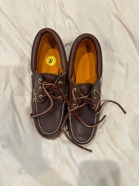 Timberland Women’s Brown Leather Boat Shoes